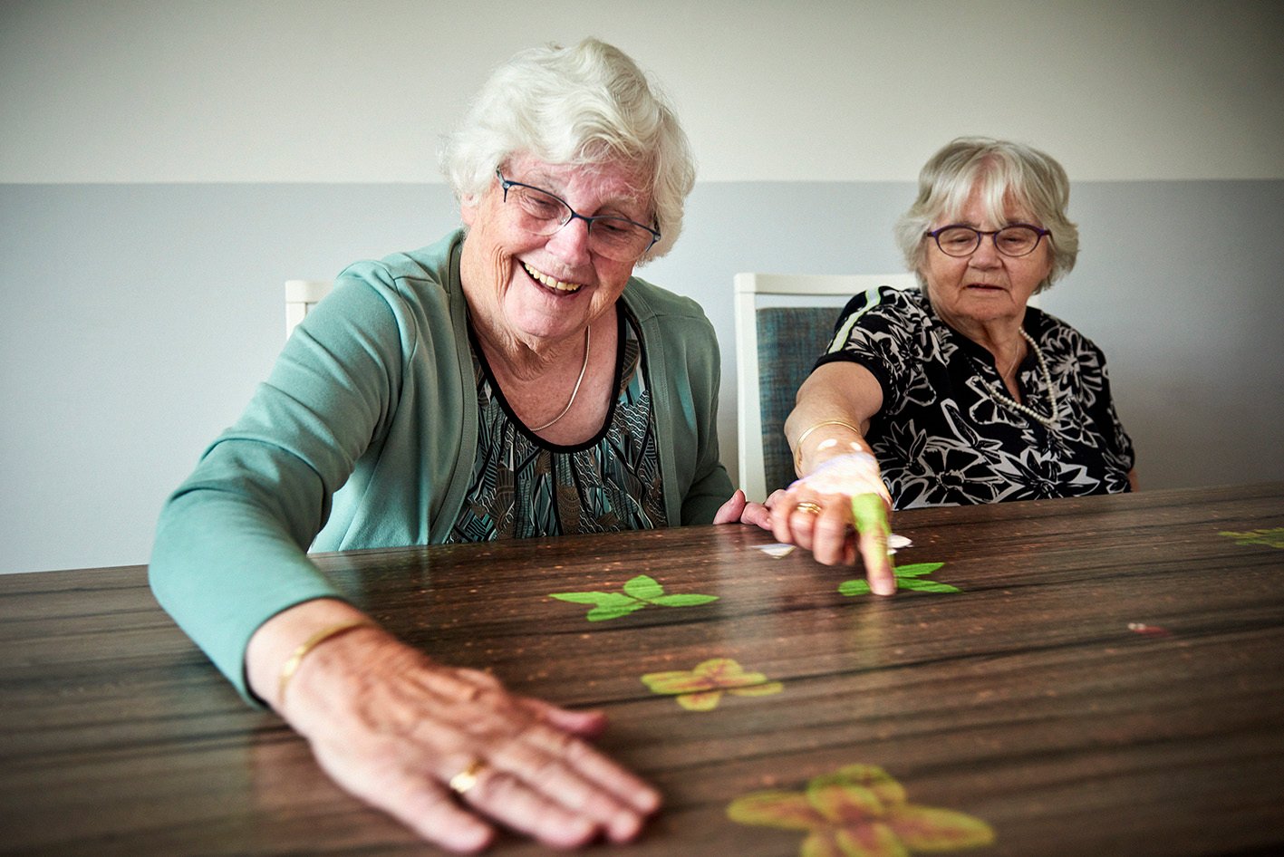 arbor terrace residents using Tover system